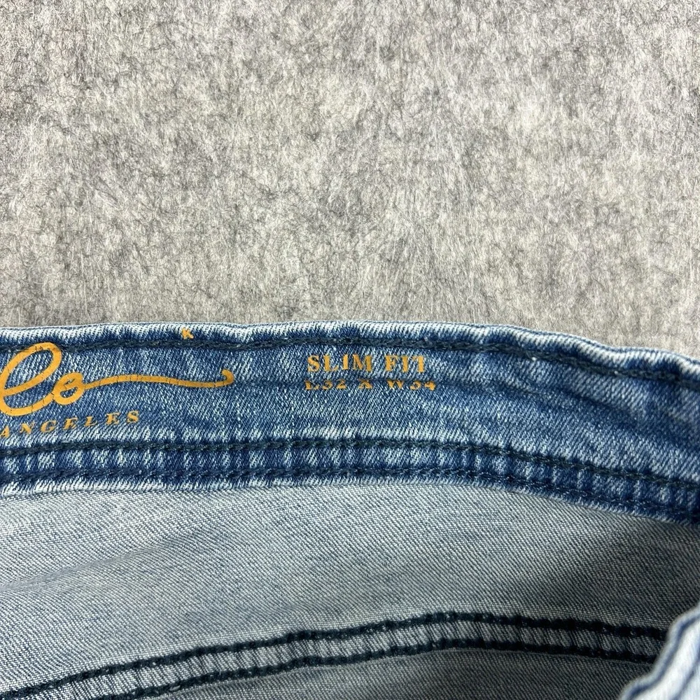 TC And Co Los Angelos‎ Jeans Mens 34x32 Slim Straight Distressed Denim Fit34x30